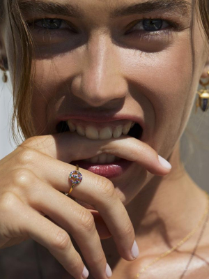 Rainbow Peace Ring