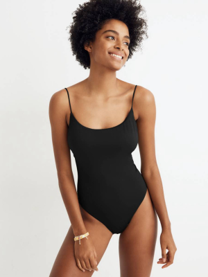 Madewell Second Wave Spaghetti-strap One-piece Swimsuit