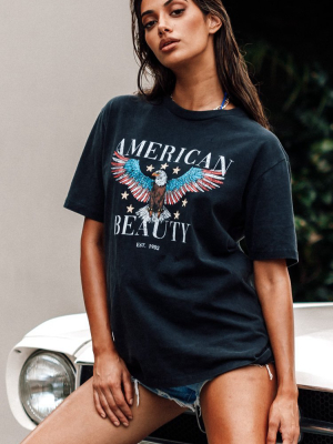 American Beauty T-shirt Washed Black