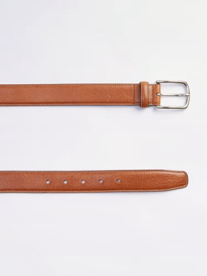 Topstitch Leather Belt
