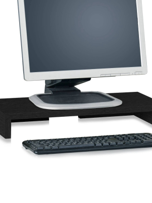 Eco Friendly Computer Monitor Stand Riser Black