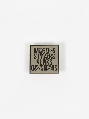 Goods By Goodhood Weirdos Pin Badge