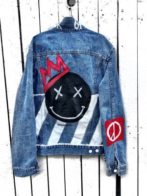 'king Happy Daze' Denim Jacket - Men