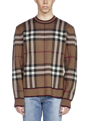 Burberry Check Jacquard Sweater