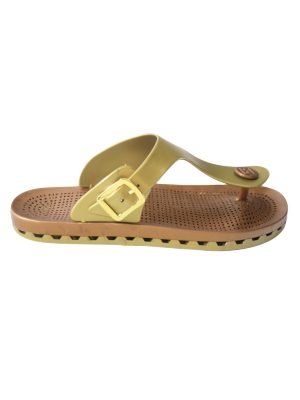 Taormina - Prestige Thong Sandal - Gold