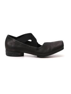 Uma Wang Square-toe Strap-detailed Ballerina Flats