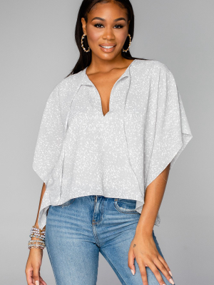 Buddylove Dave Short Sleeve Swing Top - Rubble