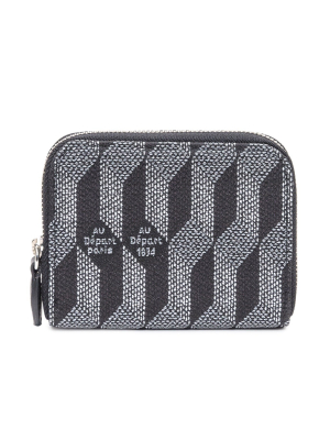 Au Départ Petit Reflective Jacquard Wallet