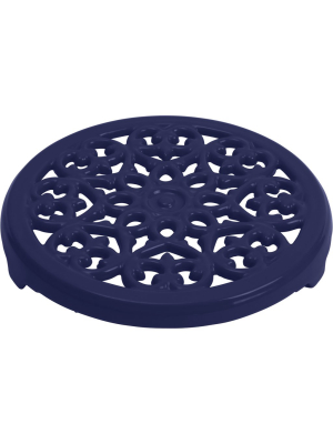 Staub 9-inch Round Cast Iron Lilly Trivet