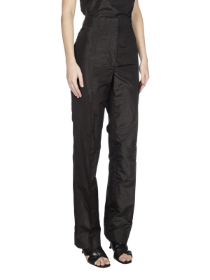 Prada Taffeta Straight-leg Pants