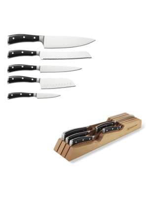 Wüsthof Classic Ikon 6-piece In Drawer Knife Set