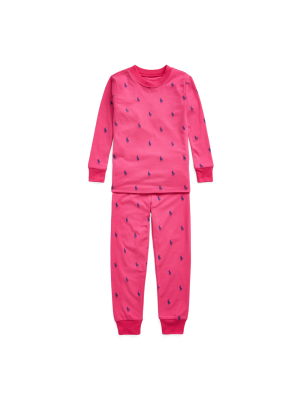 Polo Pony Stretch Jersey Sleep Set