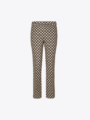 Printed Twill Crepe Pant