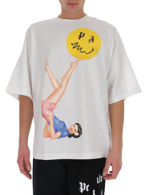 Palm Angels Graphic Printed T-shirt