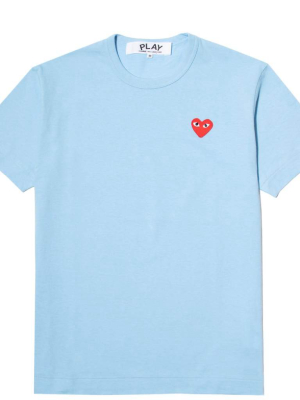 Play T-shirt Blue / Red Heart