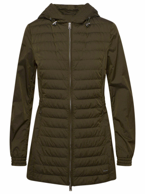 Woolrich Quilted Hooded Coat