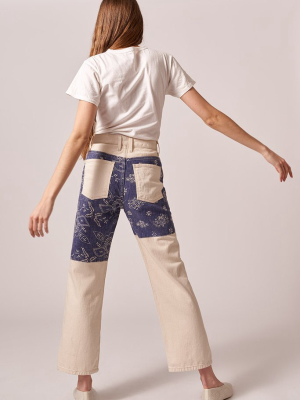 Plein Jean Clair Floral Patchwork