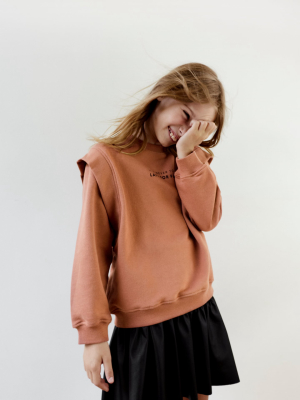 Layered Sleeve Sweatshirt