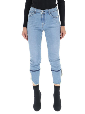 J Brand Side Detail Cropped Jeans