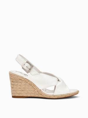 Brennah Nappa Leather Wedge Sandal