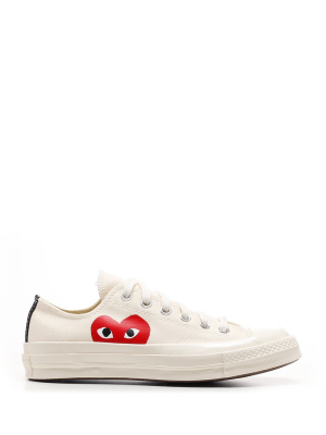 Comme Des Garçons Play X Converse Chuck Taylor Heart 1970s Sneakers