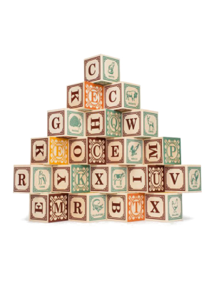 Uncle Goose Italian Alphabet Blocks