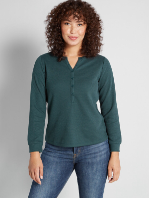 Beyond Comfy And Cozy Henley