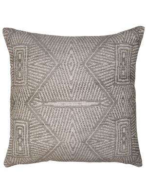 Square Feathers Home Tulsa Tribal Pillow