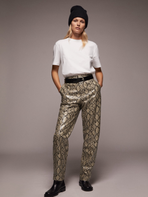 Snake Print Pants