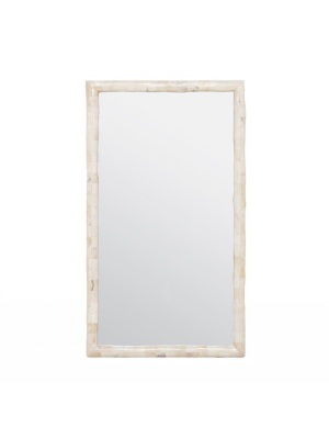 Pierson Large Mirror Polished Bone