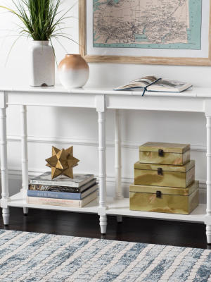 Noam Coastal Console Table - Safavieh