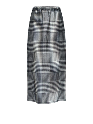 Mm6 Maison Margiela Prince Of Wales Checked Skirt