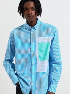 Corelate Stamped Button-down Shirt