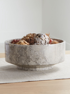 Flint Grey Marble Bowl