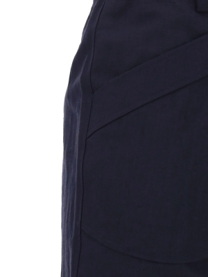 Lanvin Button-closure Tapered Pants