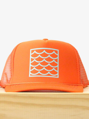 Youth Icon Trucker Hat Orange