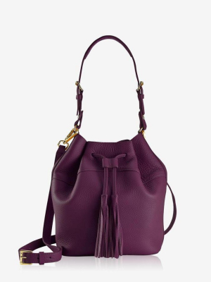 Gigi New York Purple Jenn Bucket Bag Bag