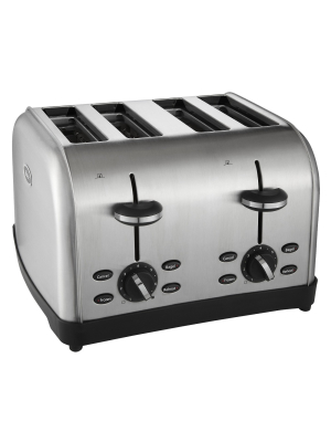 Oster 4 Slice Stainless Steel Toaster, Tsstrtwf4s