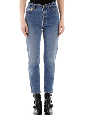 Re/done High-waisted Slim Fit Jeans