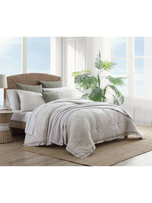 Abalone Comforter & Sham Set Ivory - Tommy Bahama