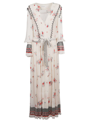 Philosophy Di Lorenzo Serafini Tie-waist Maxi Dress