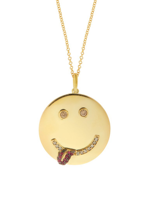 Smiley Pendant Y-oxs-chd-ru