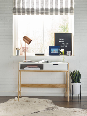 Jasper Writing Desk French White - Adore Decor