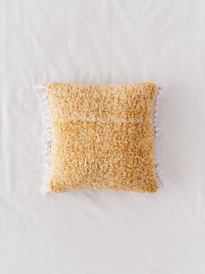 Cara Amped Fleece Fringed Throw Pillow