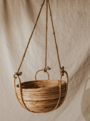 Rattan Basket Hanger