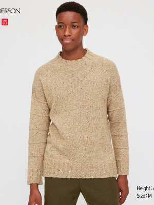 Men Low-gauge Crew Neck Long-sleeve Sweater (jw Anderson)