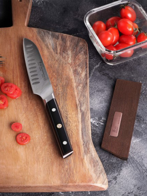 Cangshan Tc Series Santoku Knife With Wood Sheath