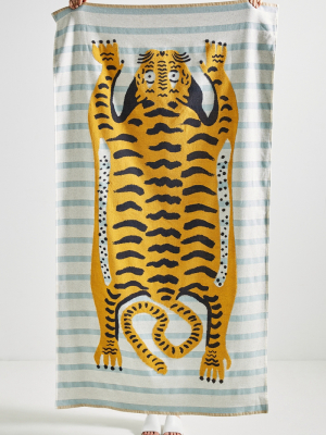Tiger Beach Towel