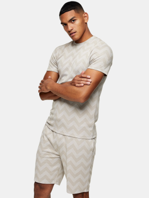 Stone Classic T-shirt And Shorts Co-ord