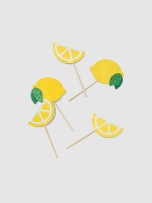 Lemon Mini Toppers (10 Per Pack)